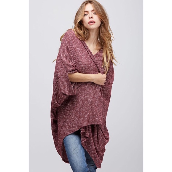 LAST ONE!! Cardigan-WINE - Picture 3 of 4